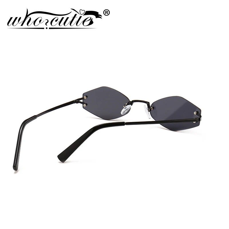 Очки солнцезащитные женские в стиле ретро 90 х без оправы|designer shades|brand designer