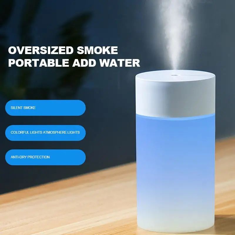 

Air Humidifier USB Ultrasonic 260ML LED Lamp Mini Essential Oil Diffuser Car Purifier Aroma Anion Mist Maker With Romantic Light