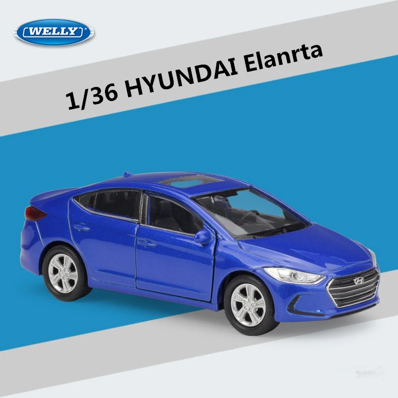 

1:36 HYUNDAI Elanrta Santafe Tucson Alloy Car Model Diecast Metal Toy Vehicles Car Model Simulation Collection Children Toy Gift