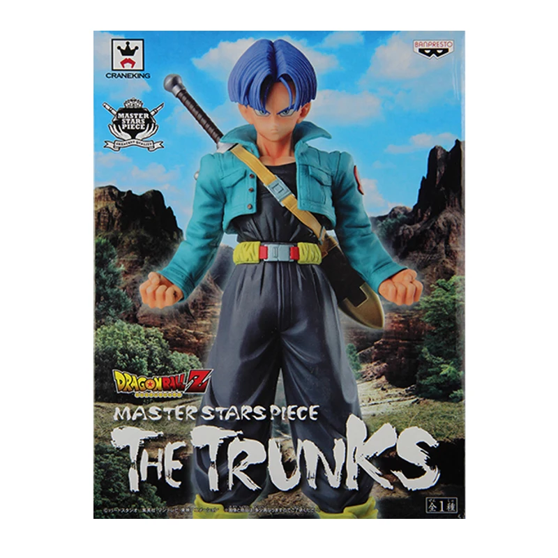 

25cm Original Edition Figure Metal Color Dragon Ball UberSoldier Trunks Anime Figures UberSoldier Trunks 25cm ABS Model Toy Gift