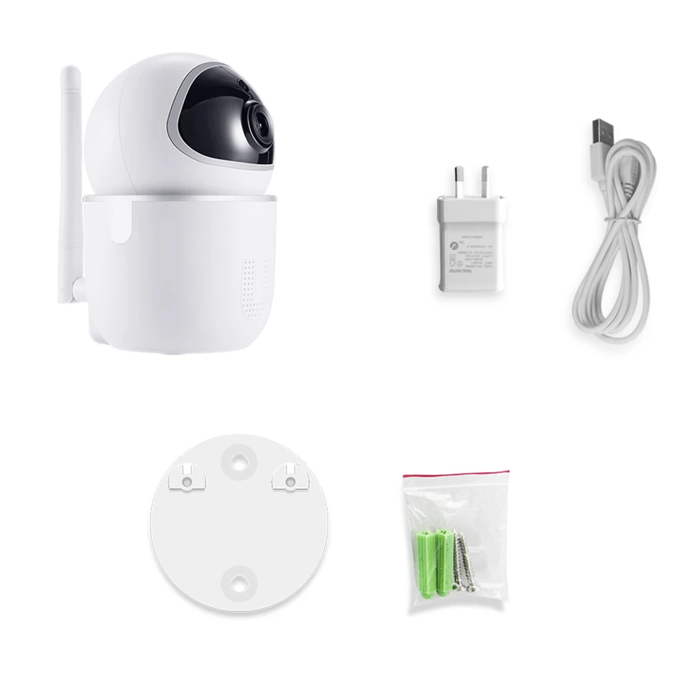 

1Pc Multipurpose Email Alarm HD 3MP Mic Infrared Light Wireless WiFi Security IP Camera Support Cloud Storage Motion Detection