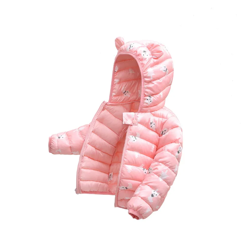 Зимние теплые пуховики для маленьких девочек и мальчиков от 1 до 5 лет Детская