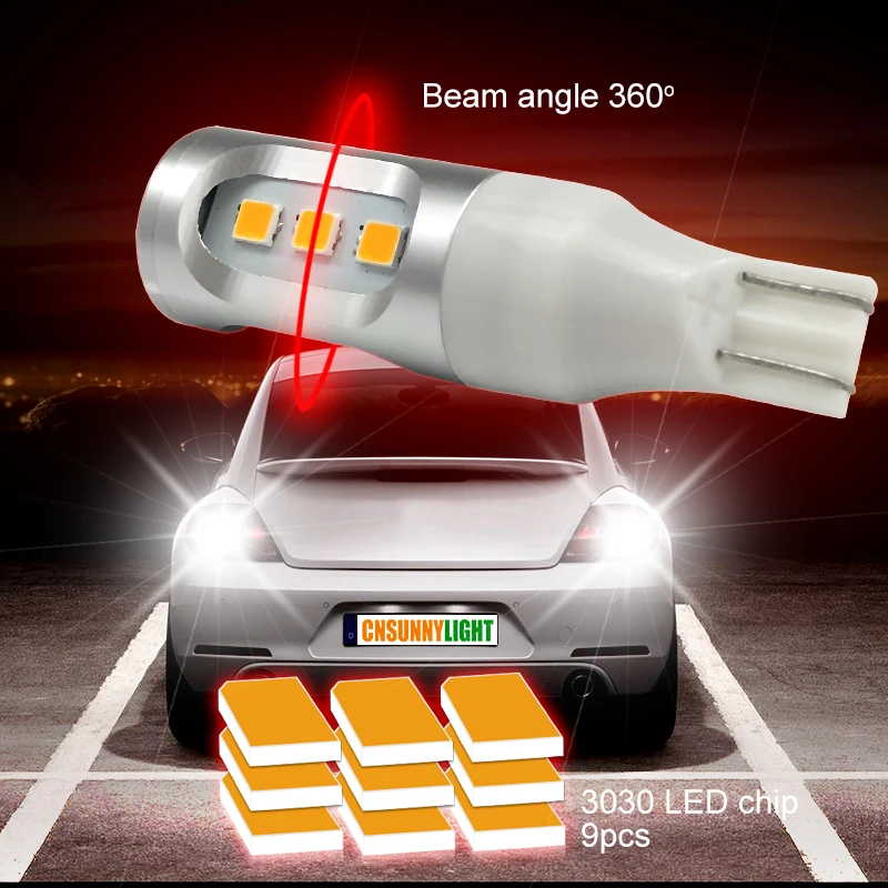 Автомобильный светодиодный светильник CNSUNNY T15 W16W W21W W21/5 W Ba15s Bau15s Bay15d 3156 3157 лампа