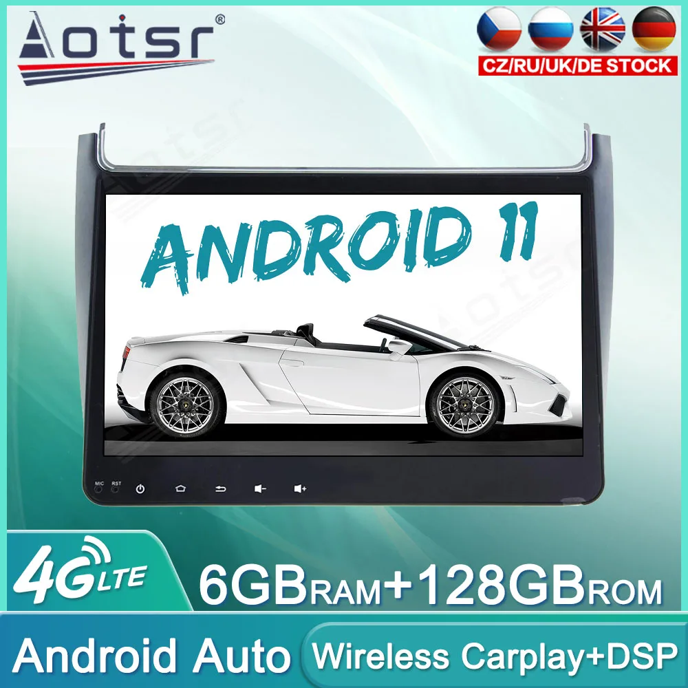 

Android 11 128GB Car Radio DVD For Volkswagen Polo 2016 + Audio Multimedia Player GPS Navigation Auto Stereo Head Unit Carplay