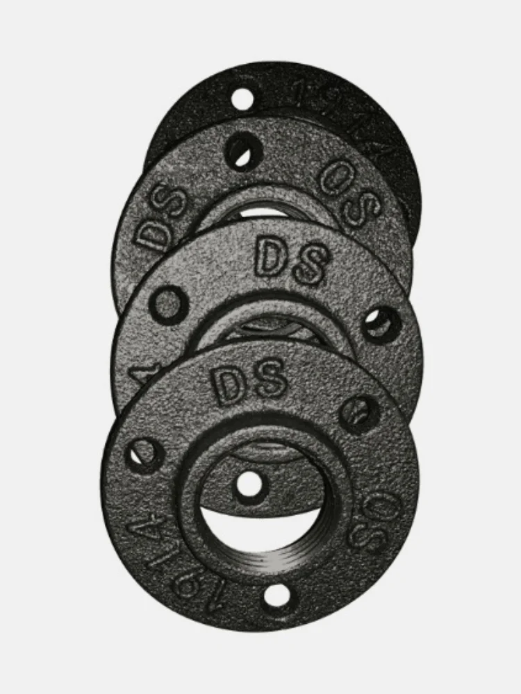 10 шт./лот BSP резьбовые фитинги из ковкого железа настенное крепление для пола