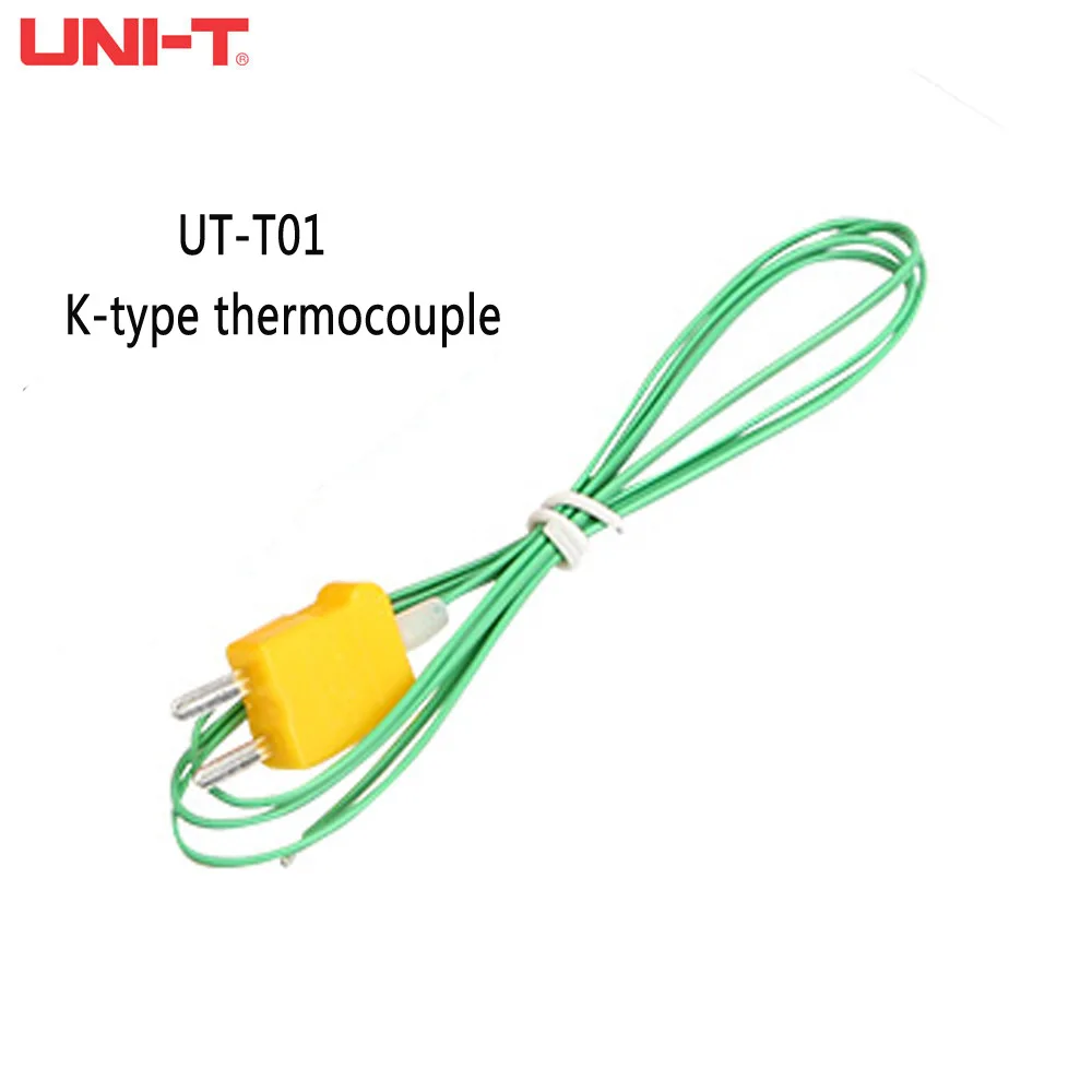 

Испытание термопары типа UNI-T UT-T01 K-40 °-260 °, подходит для плоского подключаемого провода термопары UT320