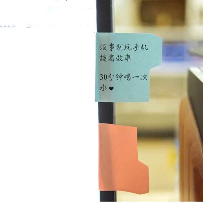 

90 Sheets Index Note Paper Sticky Notes Memo Pad Office School Supplies 53CC