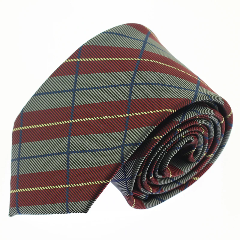

Gray Red 8CM Mens Ties Necktie Clothing Accessories Suit Wedding Ties for Men Fashion Gifts Silk Tie