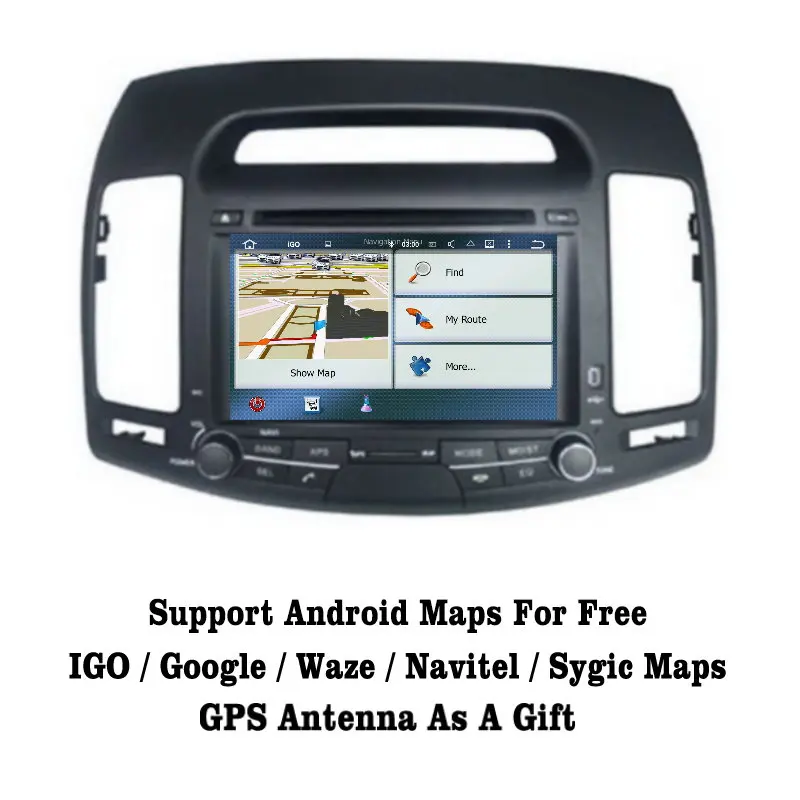 Android 7 1 2G RAM для Hyundai Elantra 2007 ~ 2011 Автомобильный Радио Аудио Видео Мультимедиа DVD