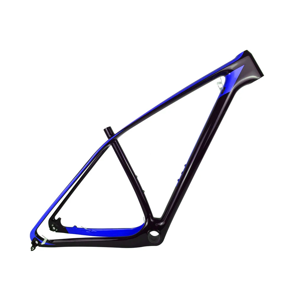 Spcycle 29er 27,5 er карбоновая MTB рама 650B T1000 полная рама карбоновая для горного велосипеда 142*12 через ось или 135*9 мм QR велосипедная Рама - Цвет: Blue