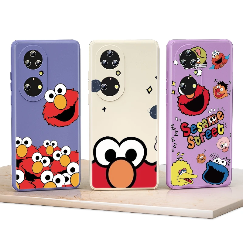 

Fashionable cute For Huawei P Smart Plus Pro 2019 P50 P40 P30 P20 Lite E 5G Phone Case Liquid Silicone Soft Funda Capa