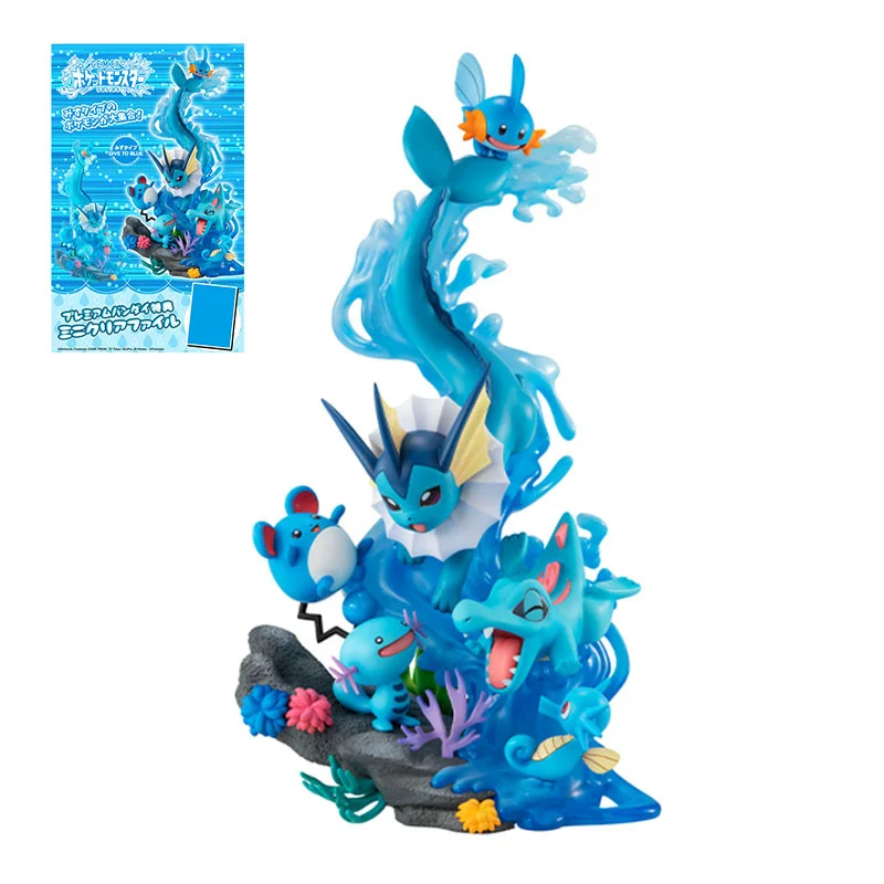 

Японские фигурки героев аниме Bandai Pokemon Vaporeon Dive To Blue коллекции детских игрушек модель экшн-фигурка кукла подарок на Хэллоуин