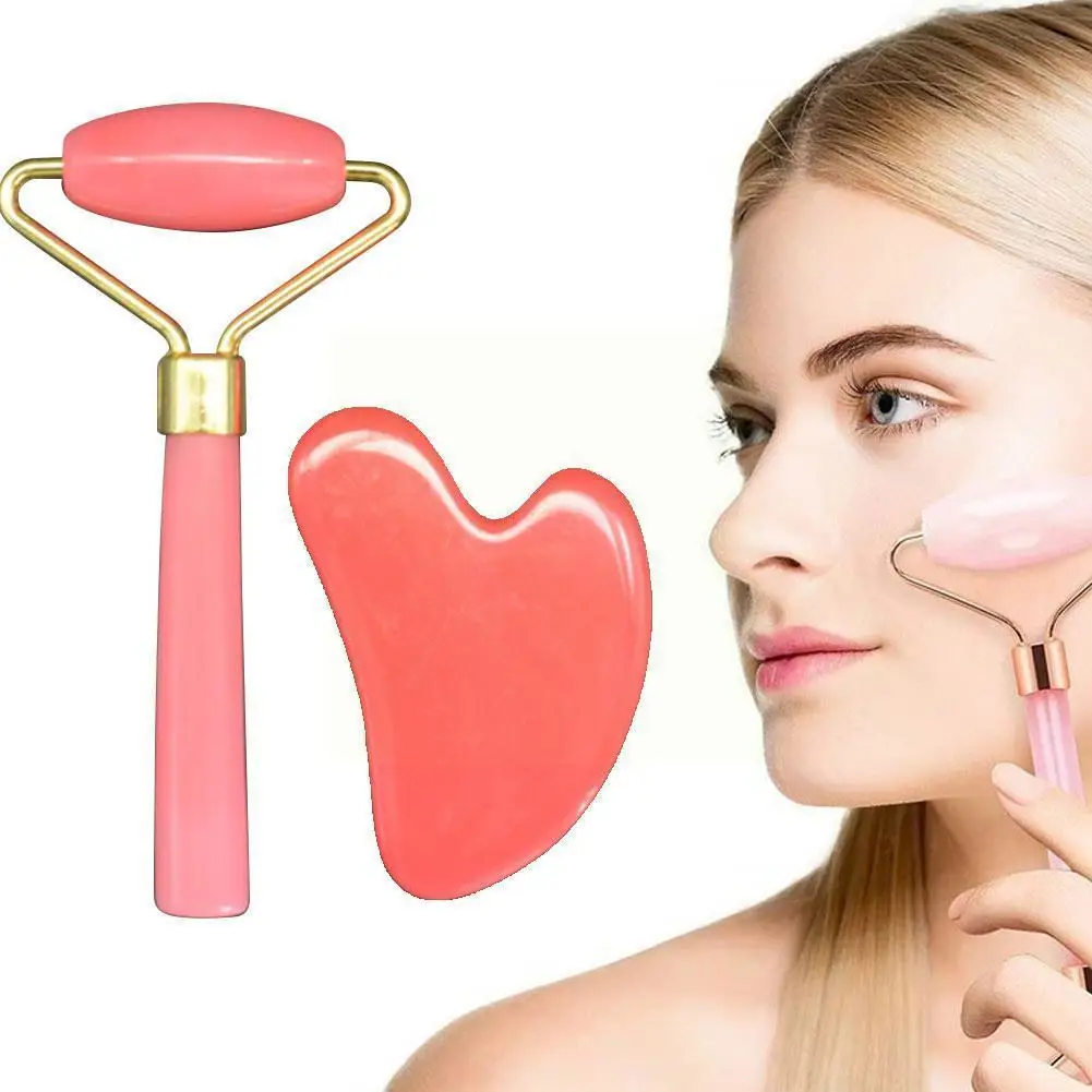 

2pcs/set Scraping Massage Scraper Face Massager SPA Face Sha Acupuncture Gua Eye Board Massage Acupoint Care Tool Ro T2T8