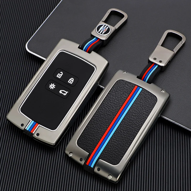 

Zinc alloy Car Remote Key Case Cover Shell Fob For Renault Koleos Kadjar Scenic Megane Sandero Espace Clio Kangoo Laguna QM5 QM6