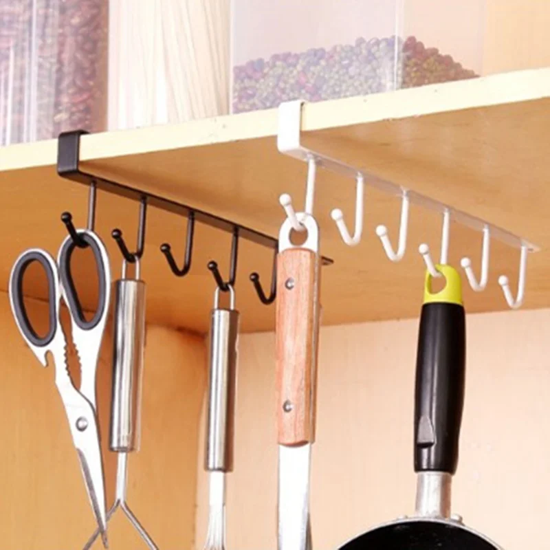 

Metal Kitchen Storage Rack Shelf Tableware Bathroom Towel Hanging Hook Clapboard Organizer Accessories