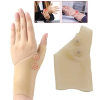 white gloves silicone wrist brace wrist finger orthosis mouse hand keyboard protector anti ache magnetic wristband gloves