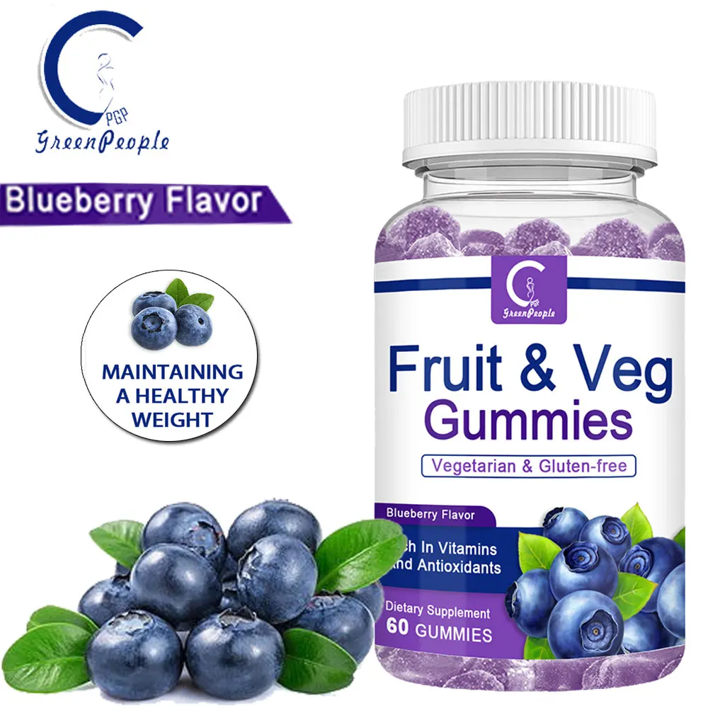 

GPGP Greenpeople Nature BlueberryGummie Anti-aging Fruits&Veg Blend Multivitamin Daily-Snacks