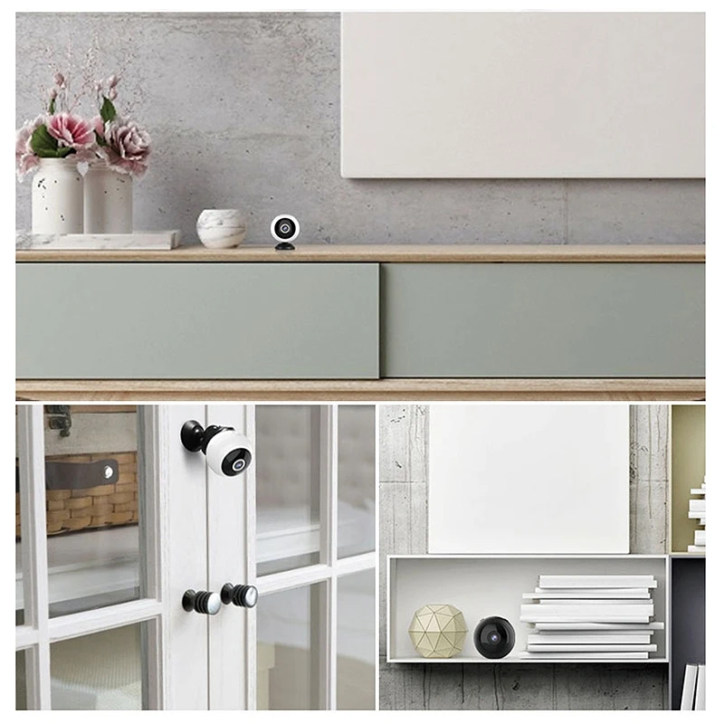 

W8 1080P Home Security Camera WiFi Wireless Wide Angle Security Smart Camera Surveillance System Remote Monitoring