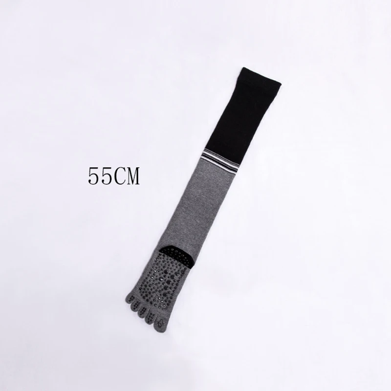 Женские носки для йоги с нескользящей подошвой до колена чулки пилатеса