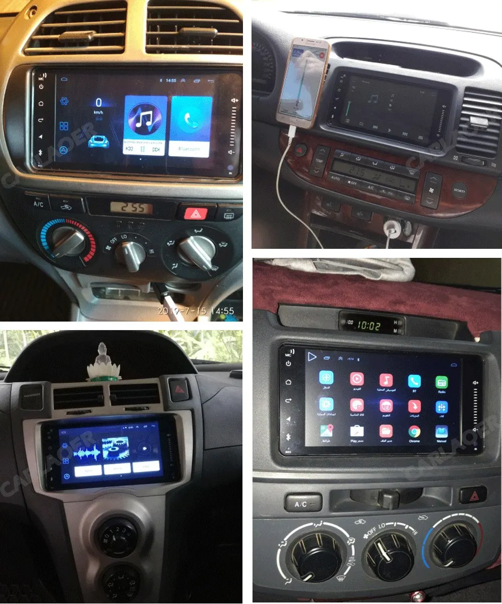 2 din, android 8,1, универсальный автомобильный мультимедийный плеер, автомагнитола, стерео для toyata VIOS CROWN CAMRY HIACE PREVIA COROLLA RAV4