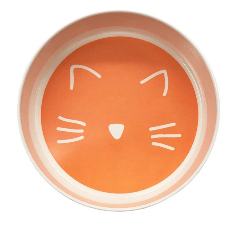 Кормушка для животных из смолы Pet Resin Bowl, с милым дизайном кота-мультяшки, для кормления котят и щенков, аксессуары для собак.