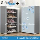 Полка для обуви простая в сборе, Многоуровневая, для общежития, для гостиной