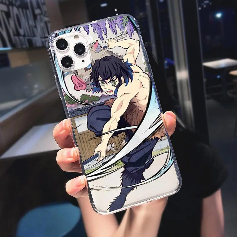 

Kamado Nezuko Kimetsu no Yaiba Demon Slayer Soft Phone Cover Case For iphone 11 Pro 12 Pro Max 6s 7 8 Plus XR XS Max Funda Coque