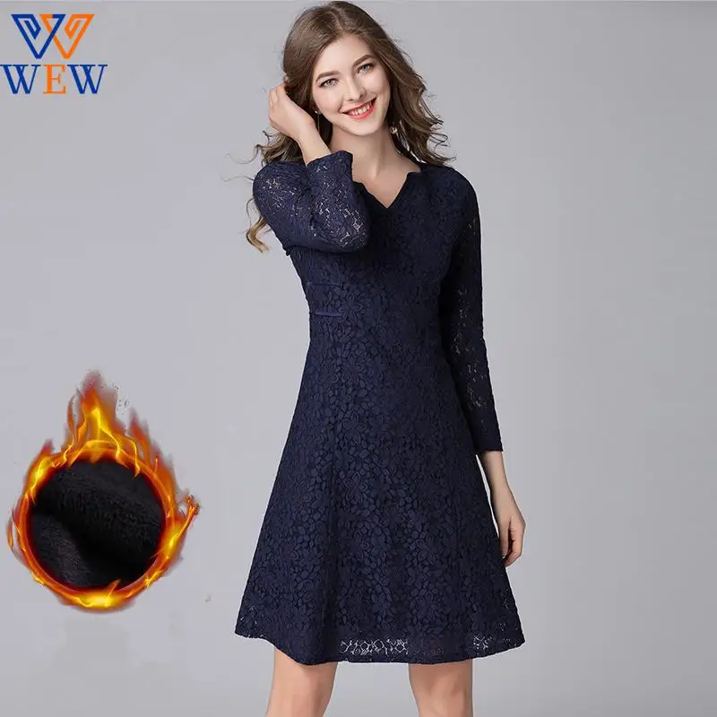 Осенне зимнее кружевное платье в винтажном стиле женское приталенное элегантное