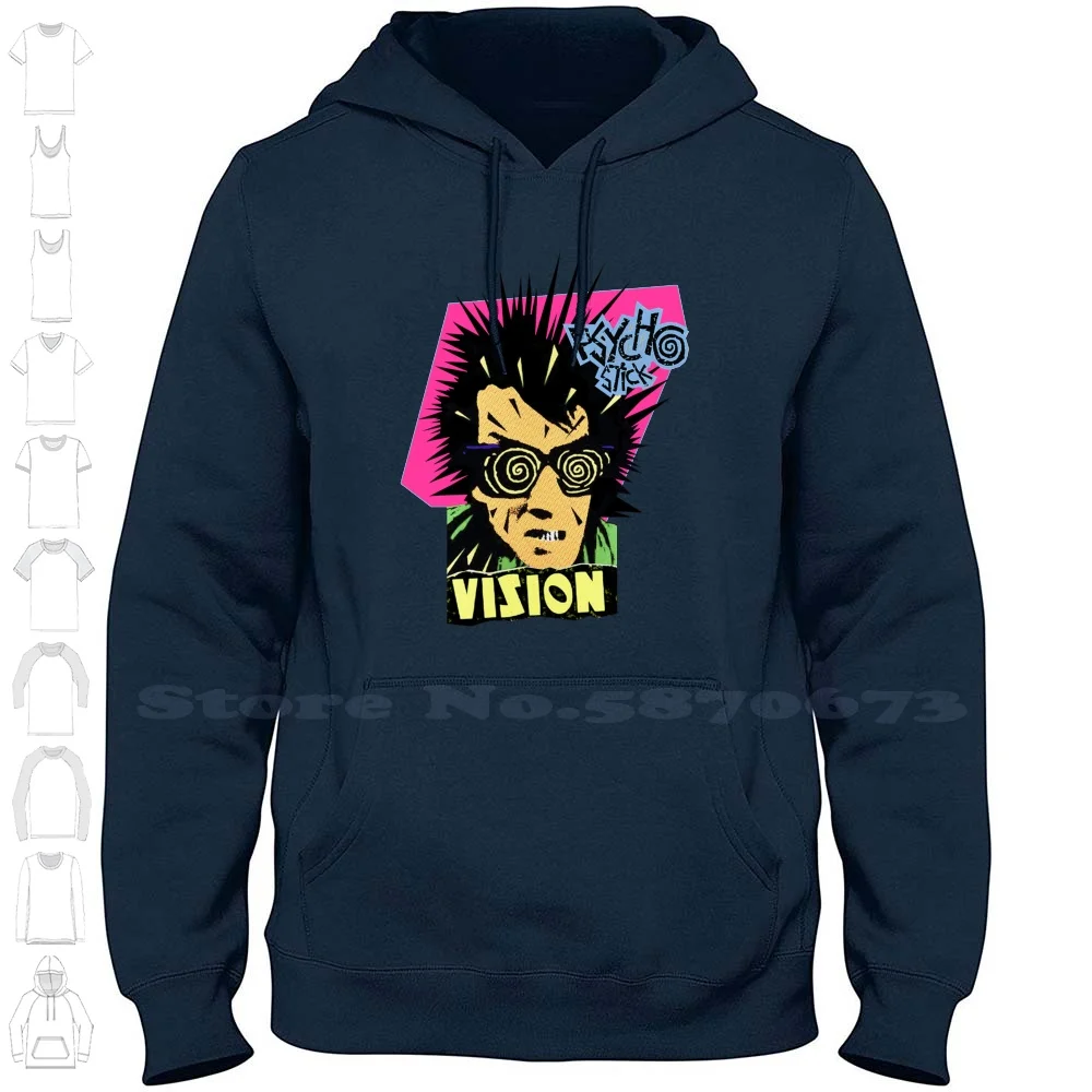 

Vision Psycho Stick Hoodies Sweatshirt For Men Women Vision Skateboards Vision Mark Gonzales Vision Gator 80S Skateboard Old