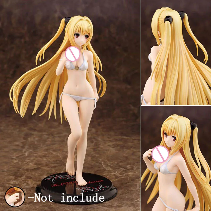 

Белый купальник To Love-Ru блузка в темноте золотого цвета Ver. 1/7 ПВХ Аниме фигурки модели игрушки подарок для взрослых