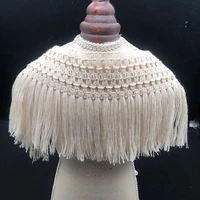 12cm wide beige cotton thread tassel lace cheongsam dress skirt hem home textile tablecloth curtain bordering sewing decoration