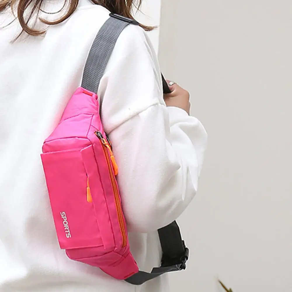 Поясная сумка для мужчин и женщин простая повседневная модная спортивная одежда фитнеса уличная ткань