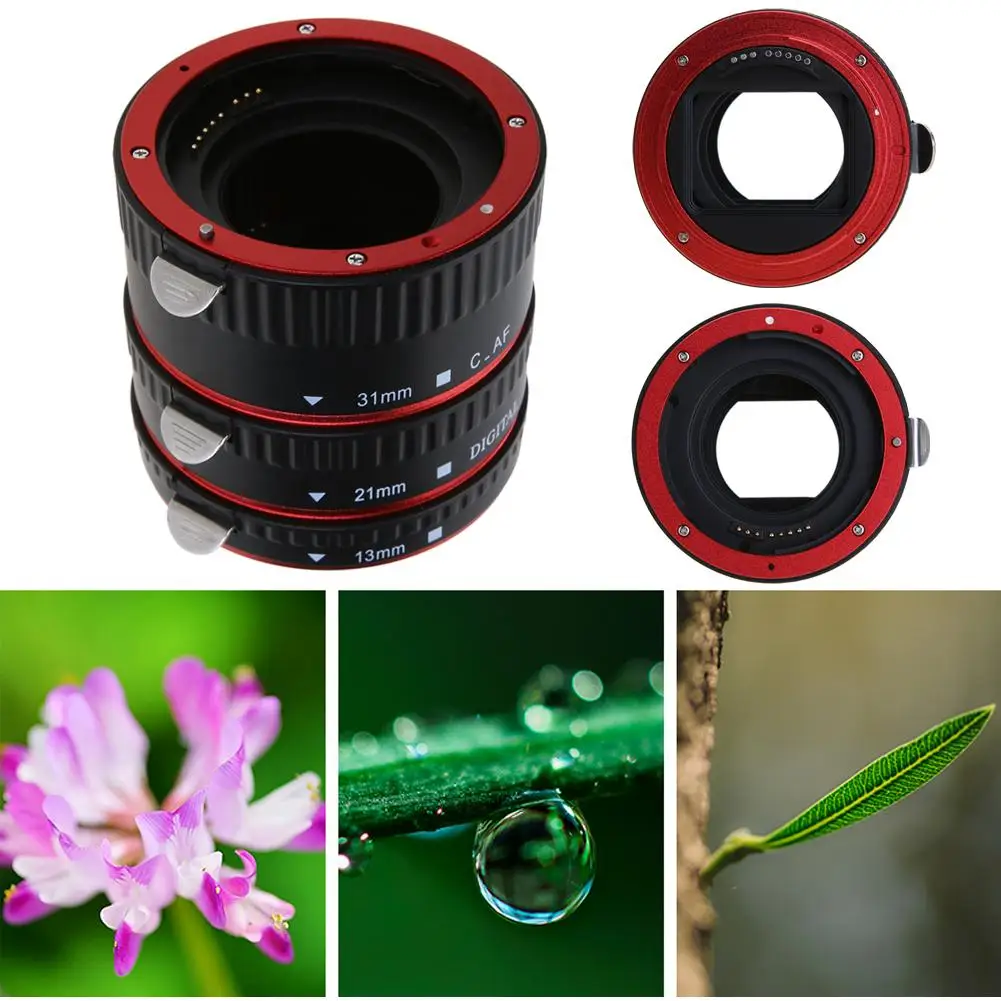 Lens Adapter Mount Auto Focus AF Macro Extension Tube Ring for Canon EF-S Lens T5i T4i T3i T2i 100D 60D 70D 550D 600D 6D 7D lens