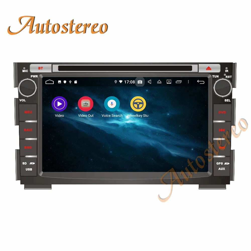 Автомобильный CD DVD-плеер Android 9 PX5/PX6 GPS-навигатор для KIA Ceed 2010-2012 автомобильный