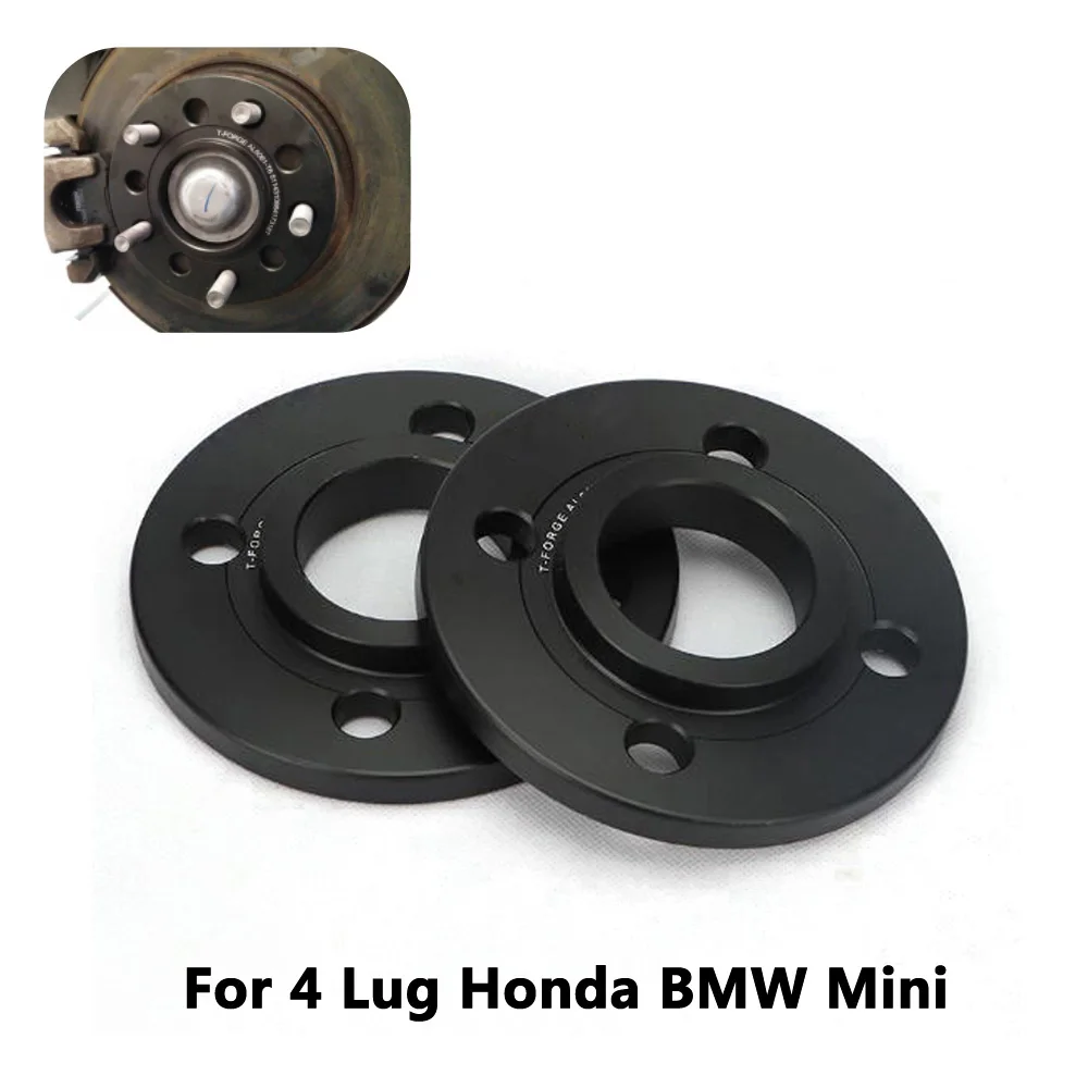 

2pieces 3/5/8/10/12/15/20mm Aluminum forged wheel Spacer adapters pcd: 4x100 CB:56.1(ID=OD) Suit for 4 Lug Honda BMW Mini
