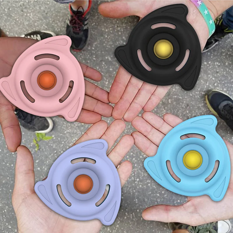 

Fingertip Magic Turntable Simple Dimple Rotating Beads Spinner Toy Anti Stress Puzzle Fingertip Spinning Top Children Fidget Toy