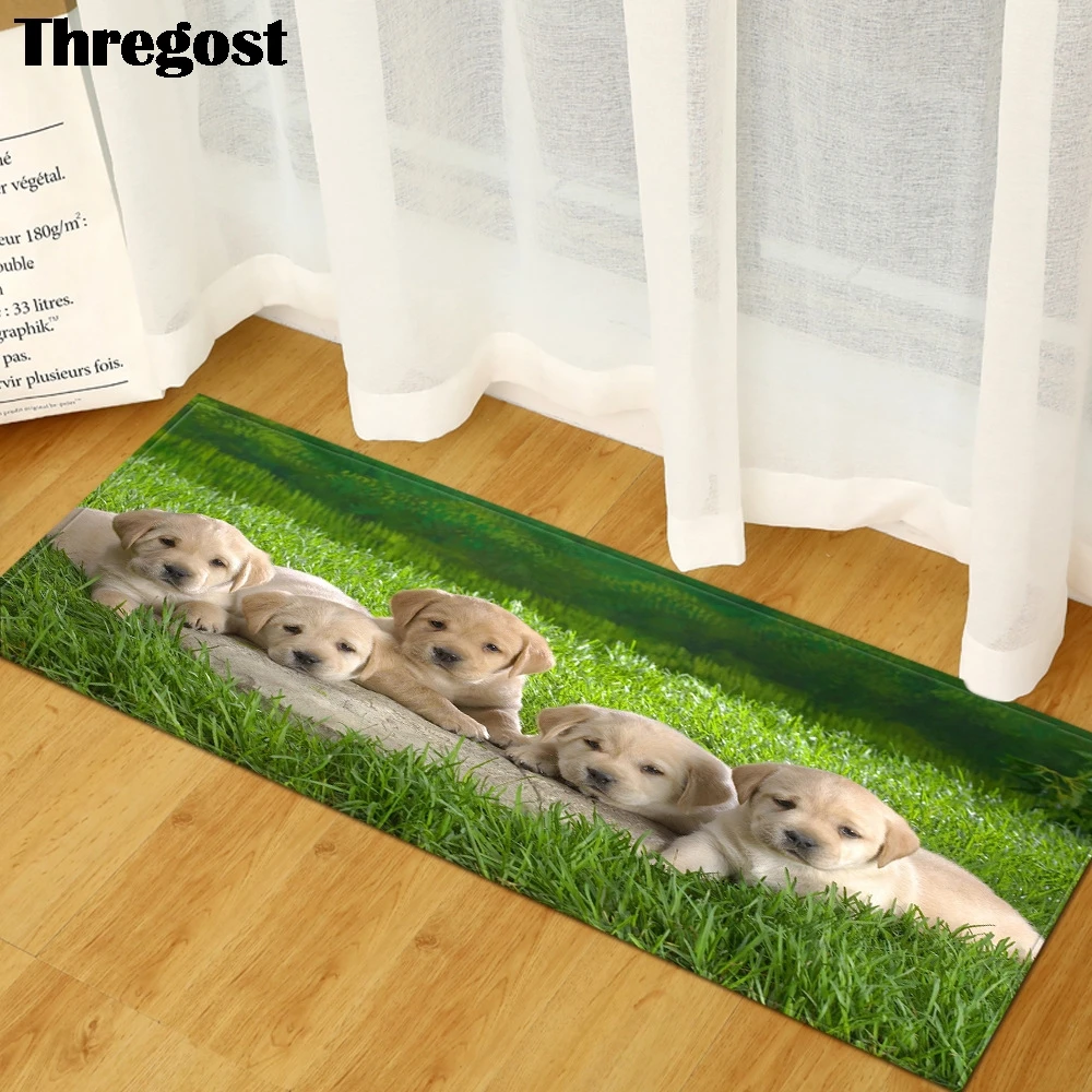 3D коврик для дома с животными Thregost кухонный противоскользящие напольные коврики