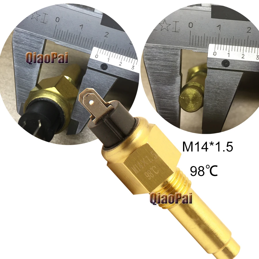 Датчик температуры воды 3 Вт 6 24 в 3/8NPT 1/2NPT M16 x1.5 M14 резьбовой датчик с сигнализацией