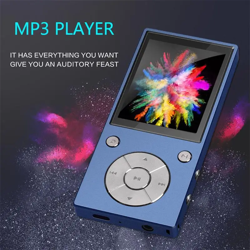 Bluetooth MP3 музыкальный плеер встроенный динамик с металлическим TFT экраном без потерь звук плеер Поддержка fm-радио sd-карта до 128 ГБ