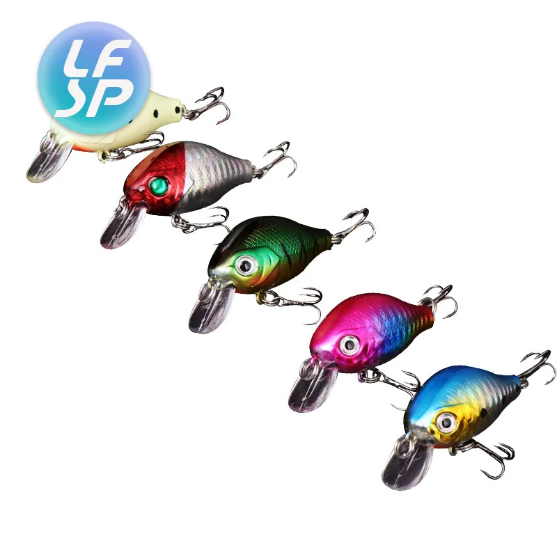 

10pcs Fishing Lure Set 7.5g 5.5cm Crankbaits Micro Hard Pesca Artificial Baits Mini Lure Minnow for Pike Bass Trout Pike Crap