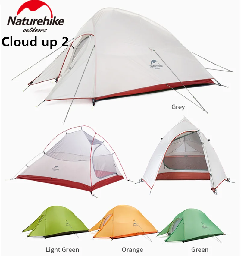 Палатка Naturehike Cloud Up туристическая Ультралегкая силиконовый тент для отдыха на