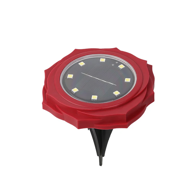 

LED Geographical Light Solar Petal Decorative Waterproof Lawn Light Landscaping Decoration For Patio Lawn And Yard Light Sensor