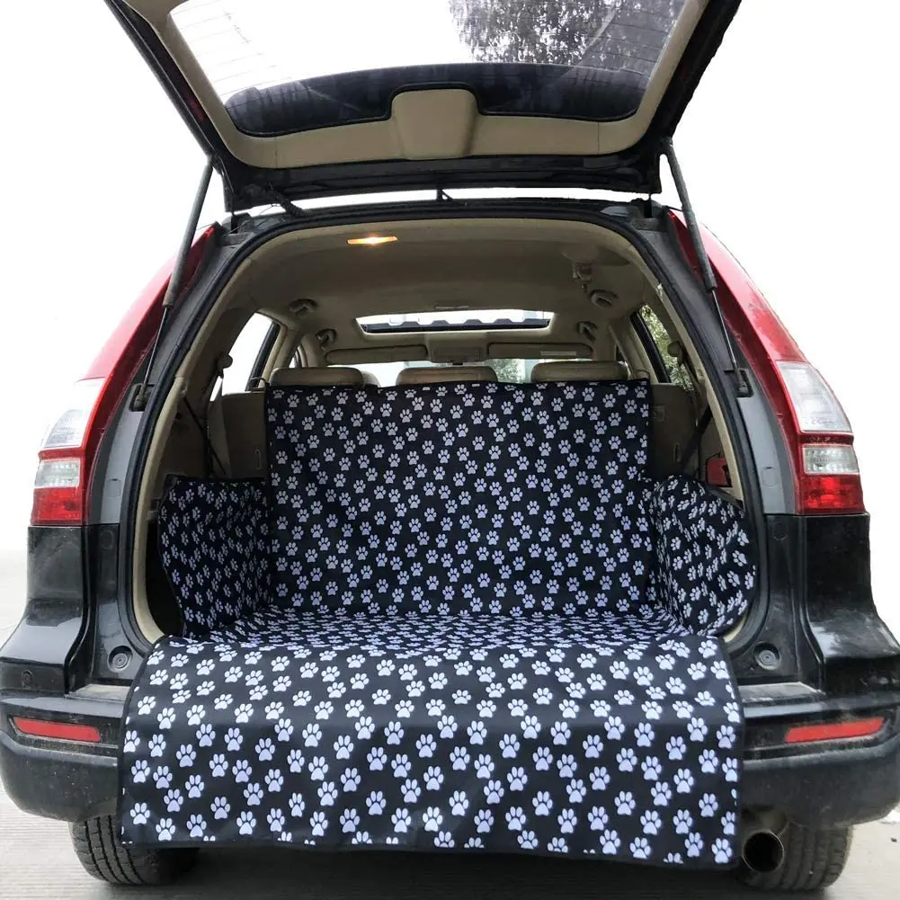 Car Dog Carrier Back Seat Cover Waterproof Anti-dirty Auto Trunk Seat Mat Large Dogs Protector Mat Car Hammock Pets Accessories