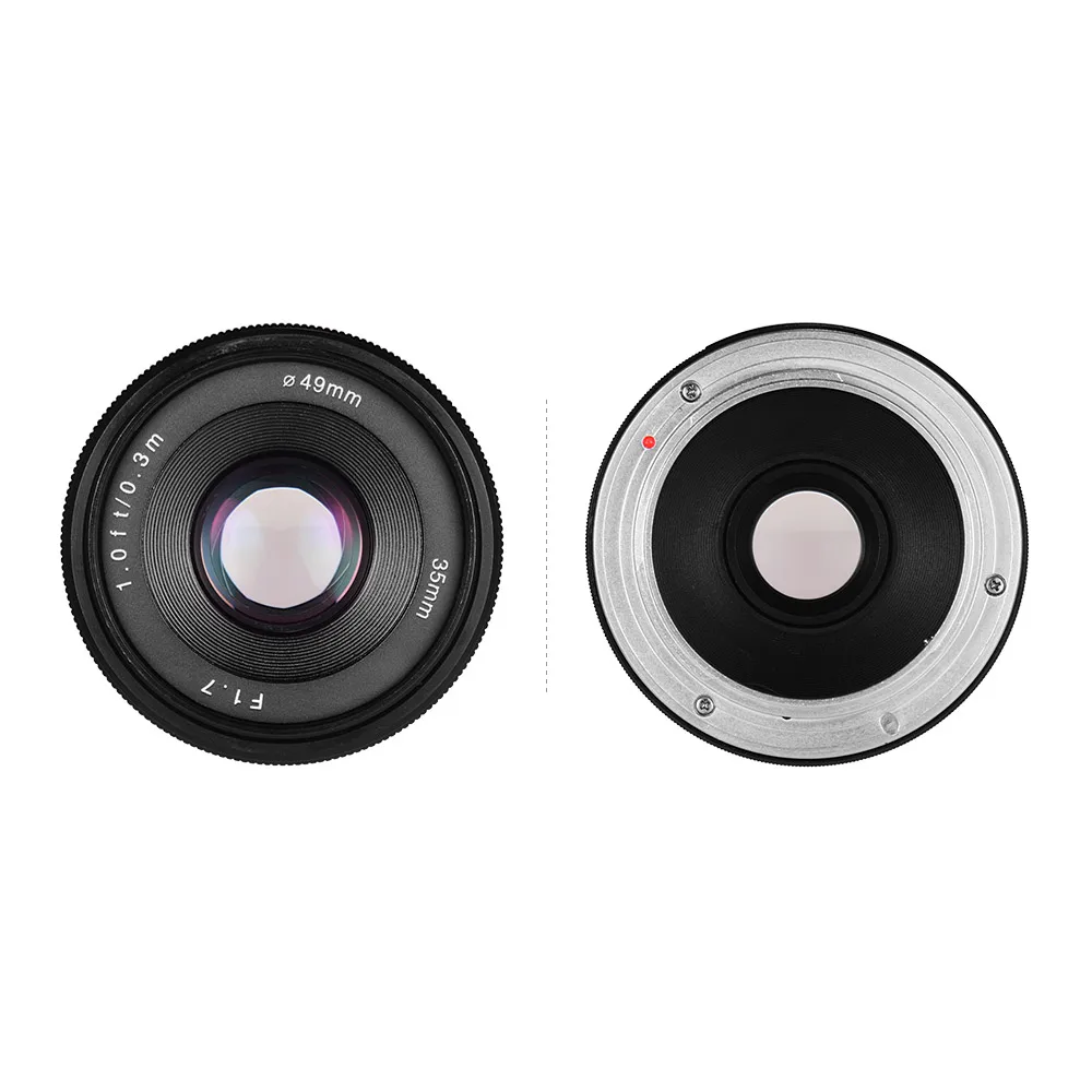 35 мм f/1,7 Большая диафрагма объектив для Sony E Mount NEX3 NEX5 NEX6 NEX7 A5000 A5100 A6000 A6100 A6300 A6400 A6500 ILDC камеры