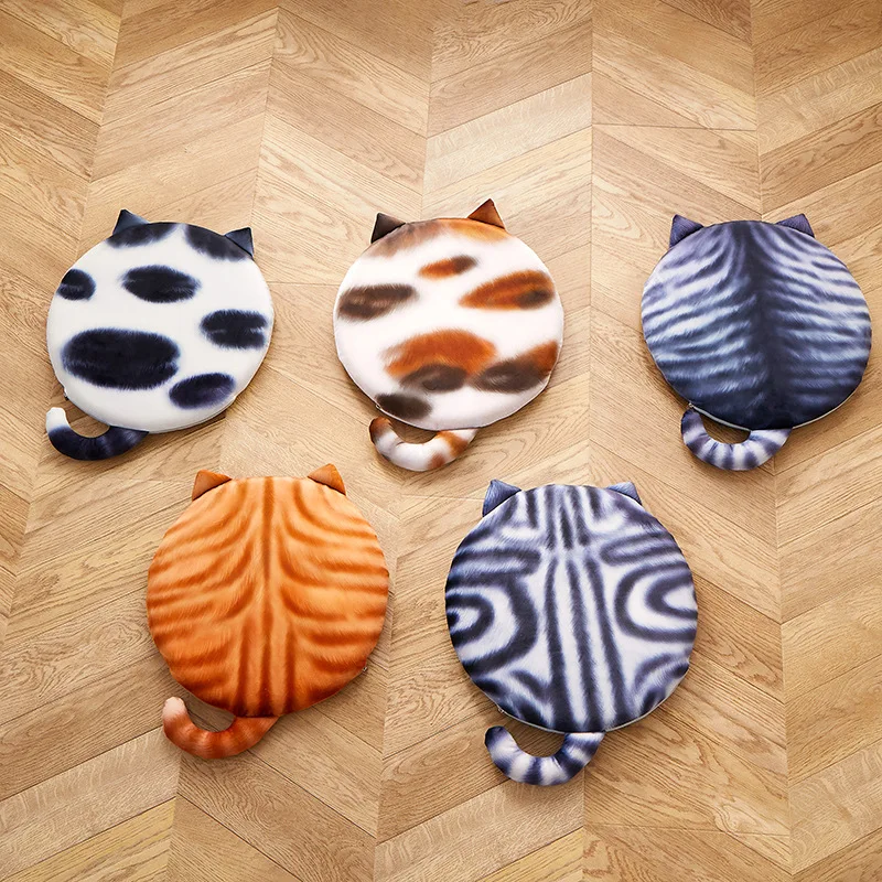 Двойной с милым рисунком котика из мультфильма Пена эффектом памяти автомобиль