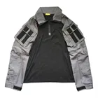 Обновленная Тактическая Военная камуфляжная рубашка, военные брюки, уличная боевая одежда, CS Экипировка, топы, брюки