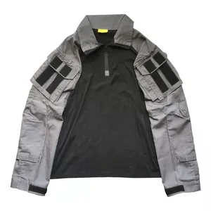 Обновленная Тактическая Военная камуфляжная рубашка, военные брюки, уличная боевая одежда, CS Экипировка, топы, брюки