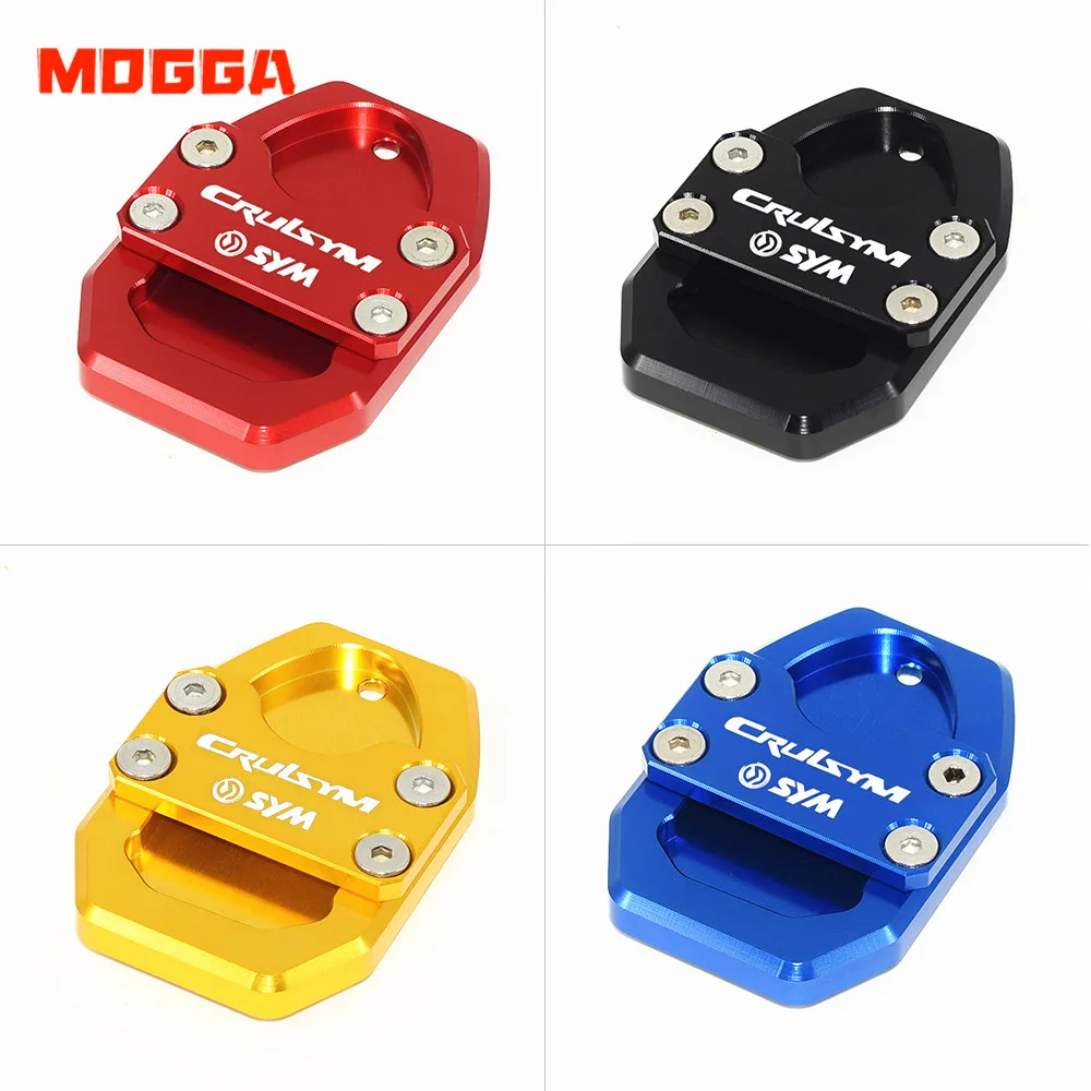 

Anti -Wear CNC Kickstand Enlarger For SYM CRUISYM300 CRUISYM 300 GTS300 300i GTS300 Motorbike Side Stand Extension Pad Support