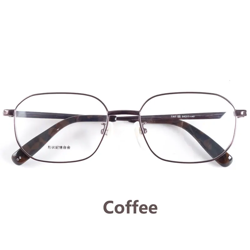 Прогрессивные оправы для очков мужчин Рецептурные очки с памятью металлические