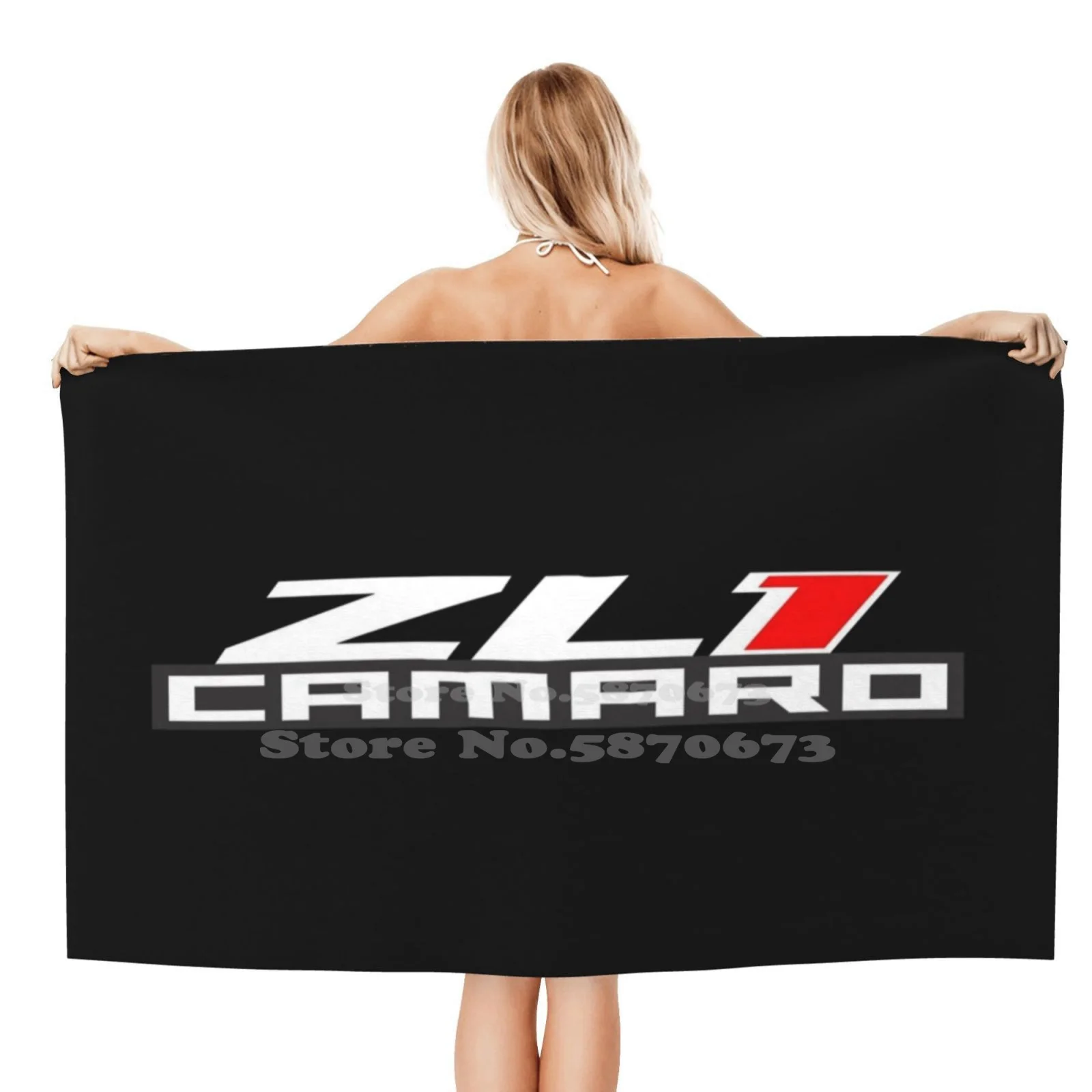 Плоский Camaro Zl1 логотип модное мягкое банное полотенце для душа Chevrolet Chevi мышечный